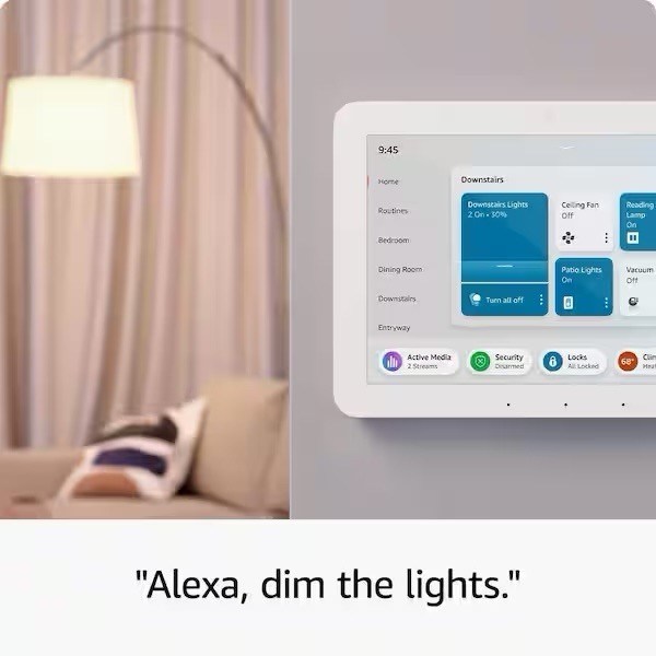 Amazon Echo Hub 8" Smart Home Control Panel with Alexa White Model G6A87E NEW