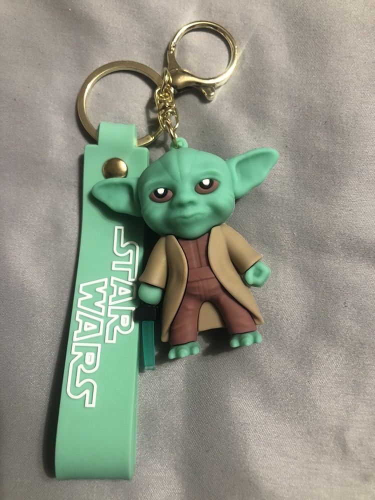 Star Wars, Master Yoda,  Keychain Key Chain Ring Accessories Backpack gift