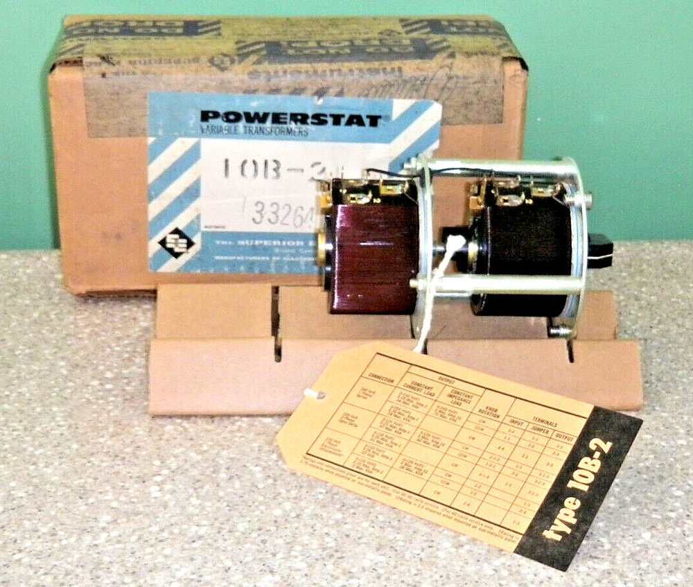 Superior Electric POWERSTAT 10B-2 Variable Transformer