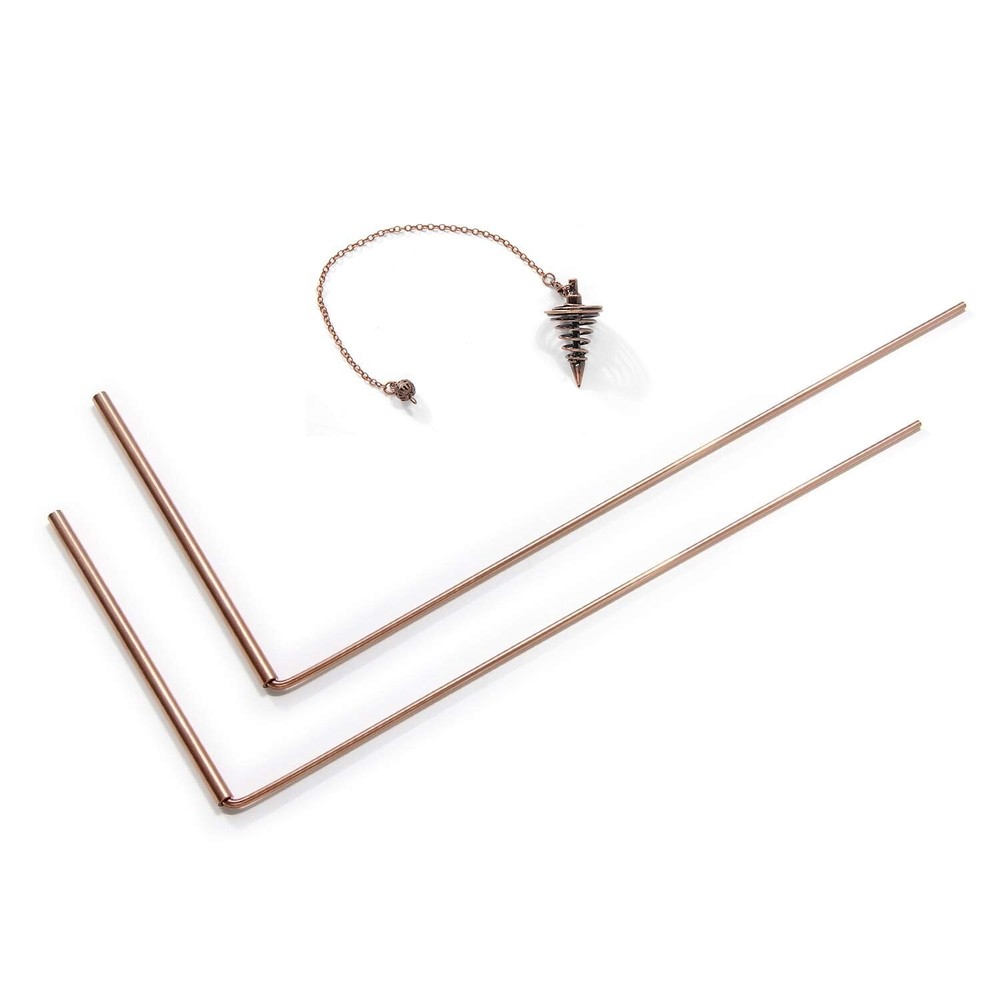 Dowsing Copper Rod for Gold & Water - Crafted for Accuracy & Efficiency