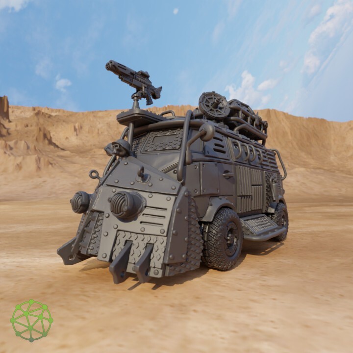 Armored Van | Post Apocalyptic | Car Wars | Gaslands | Scale Mini