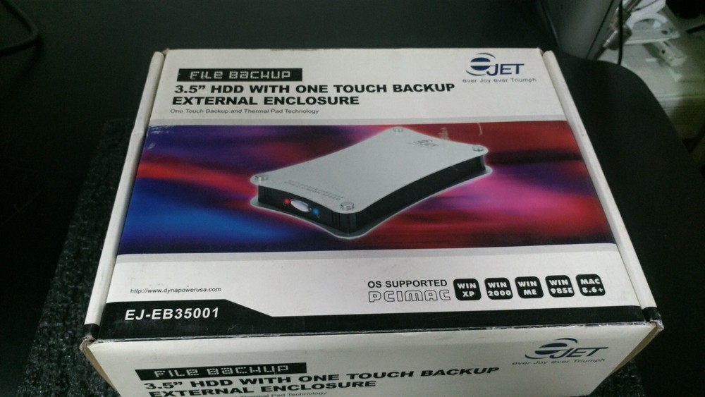 JET EJ-EB35001 3.5" External Enclosure Only