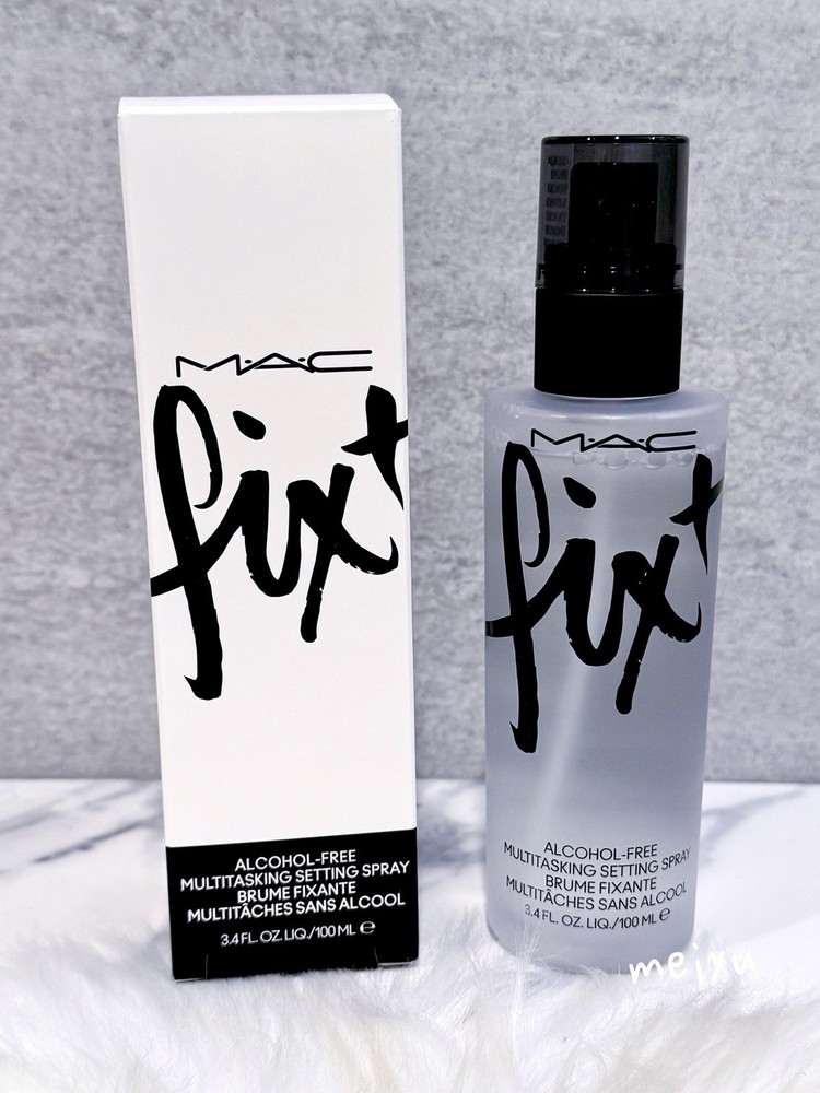 Mac Fix Plus Alcohol-Free Multitasking Setting Spray, Large Size 3.4oz/100mL,NIB