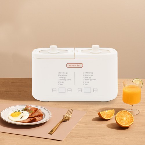 Egg Cooker Rapid Egg Cooker Egg Boiler with Auto Shut Off Feature for 8 Eggs
