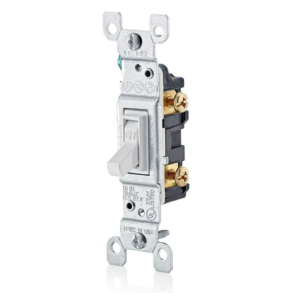 High-Quality 15 Amp, 120 Volt Quiet Toggle Switch 10-Pack, Impact Resistant