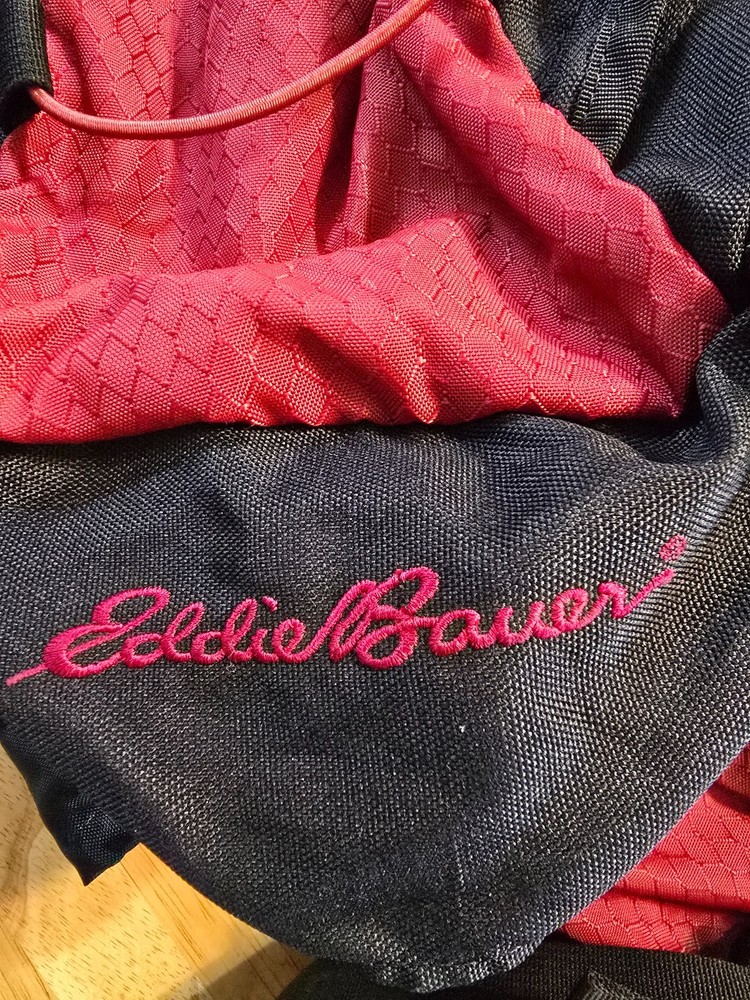 Eddie Bauer Trail Backpack Red and Black