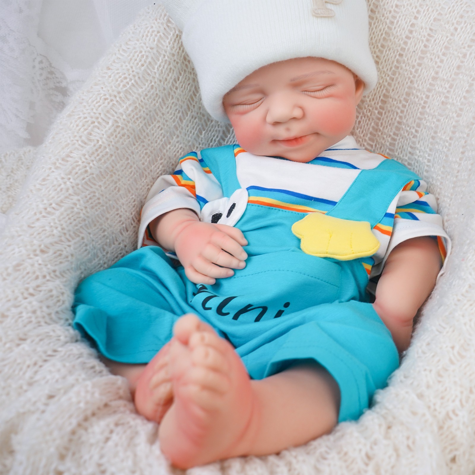 19.68'' silicone reborn doll handmade washable handicrafts gifts companionship