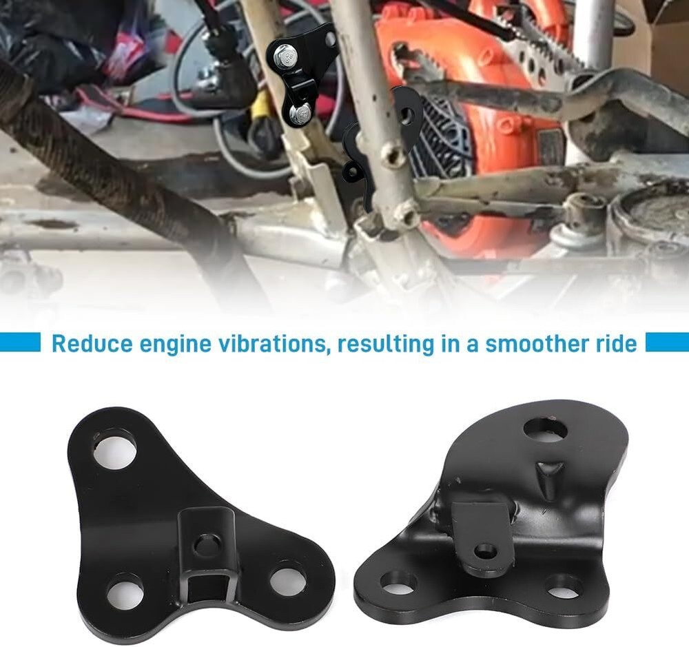 Motor Mount Set Upper Left Right Front For 1987-2006 Yamaha Banshee 350 Engine