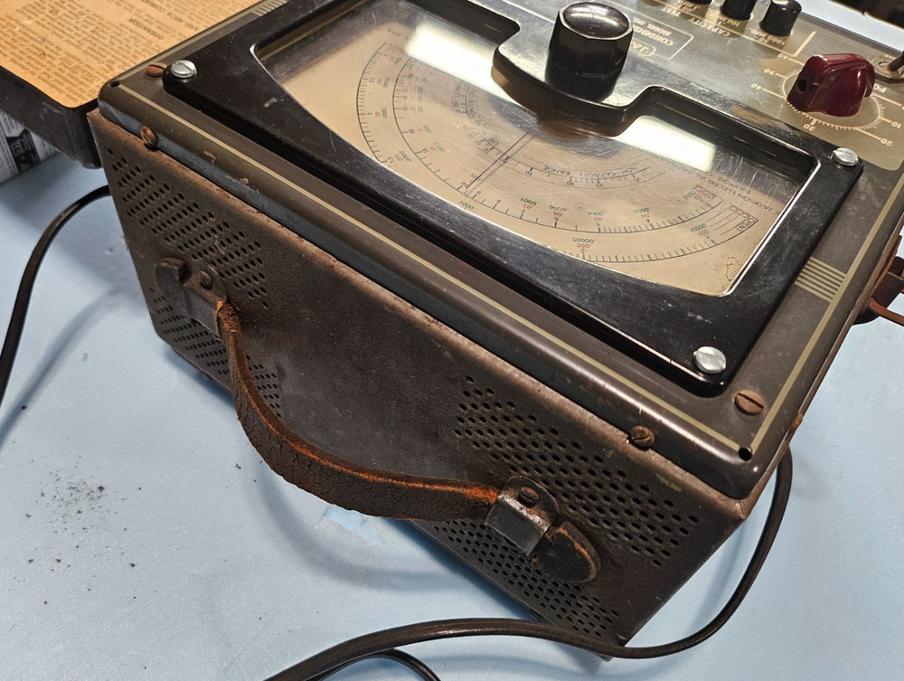 Working Jackson 650-A Condenser Tester