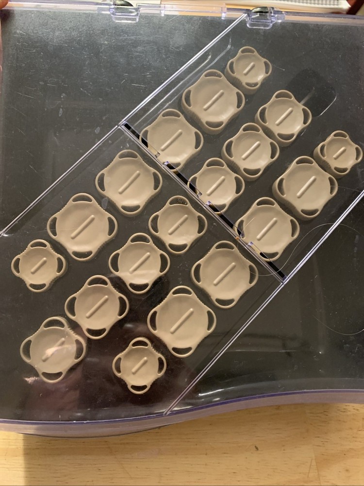 Remington Protect & Shine Flocked Hot Rollers 18 Clips 19 Rollers Button Broken