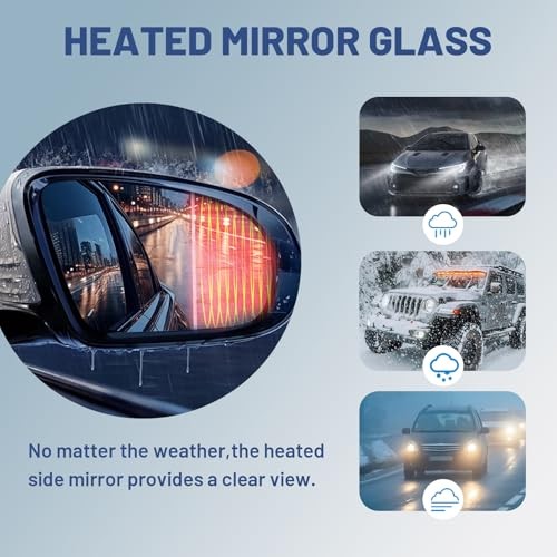 Driver Left Side Mirror Glass - Compatible with Chevy & GMC Driver Side