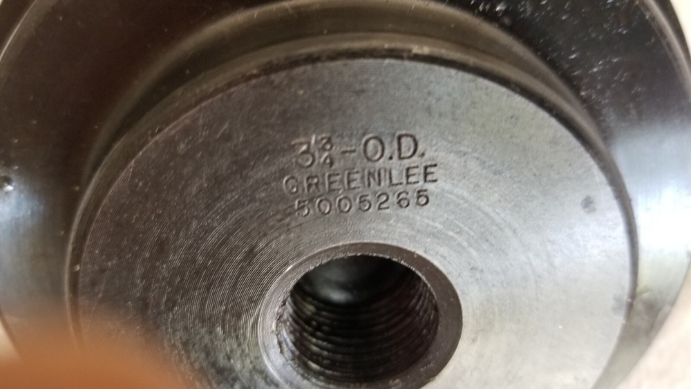 Greenlee Knockout Punch & Die Set 3 ¾" dia