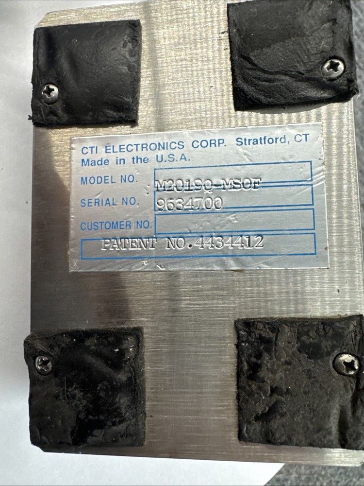 CTI Electronics M20190-MSOF Industrial Mouse Pointer Joystick Vintage Serial db9