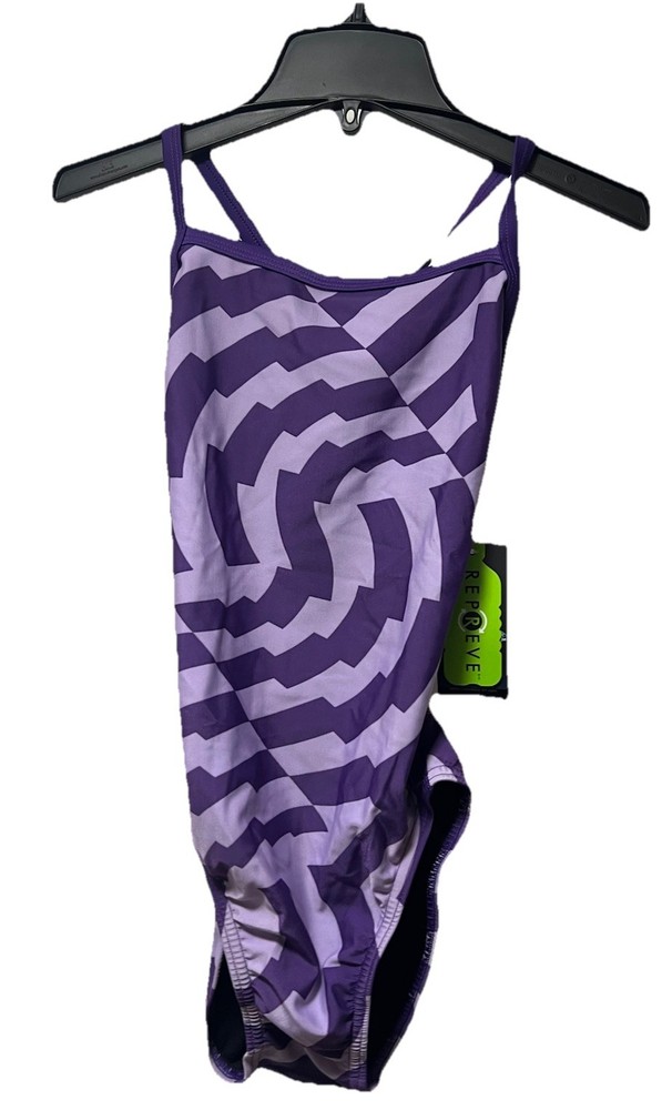 Speedo St Vortex Maze Flyback 1Pc Team Purple. Size: 6/32. NWT