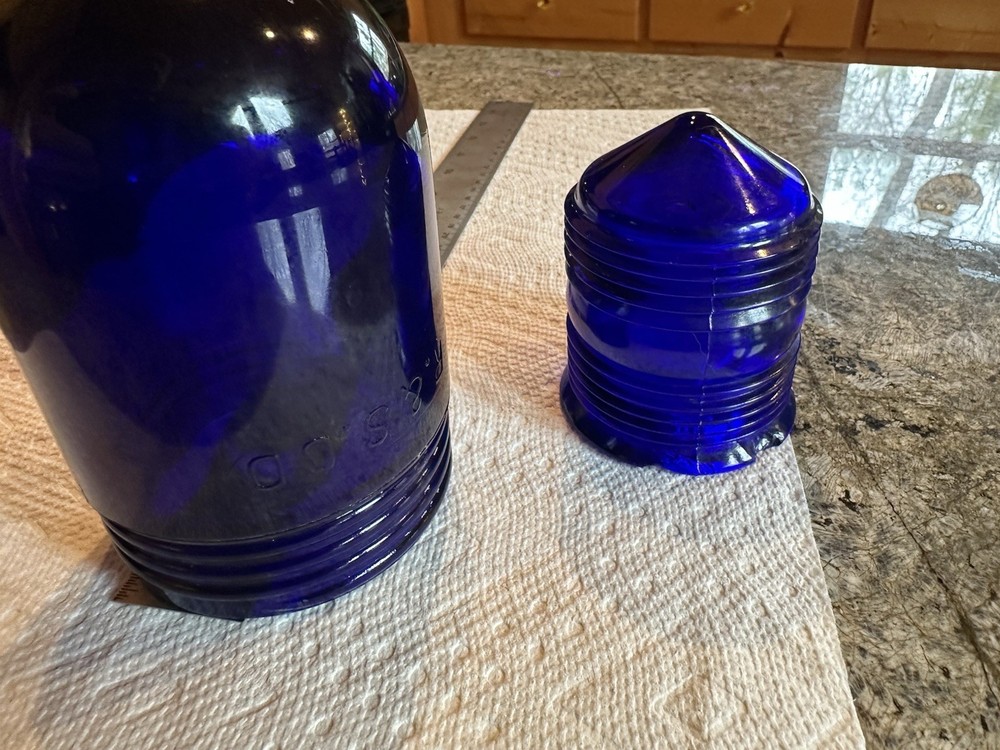 Cobalt Blue Glass Lens Covers