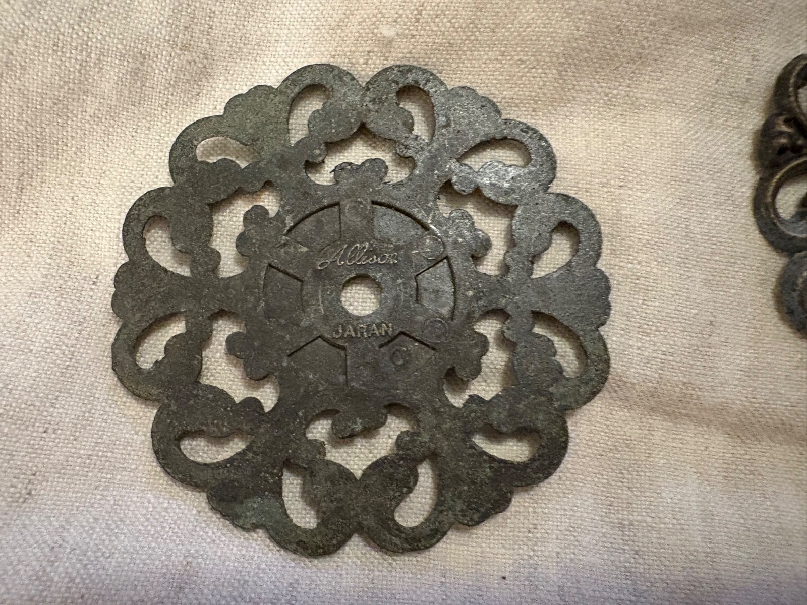 Brass Metal Furniture Embellishments Set 13 Vintage Decorative Hardware Pieces