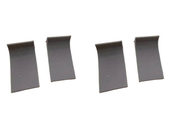 For Square Round Waste Bin Wall Protector Stopper Non-Slip Plastic 4 Piece Set