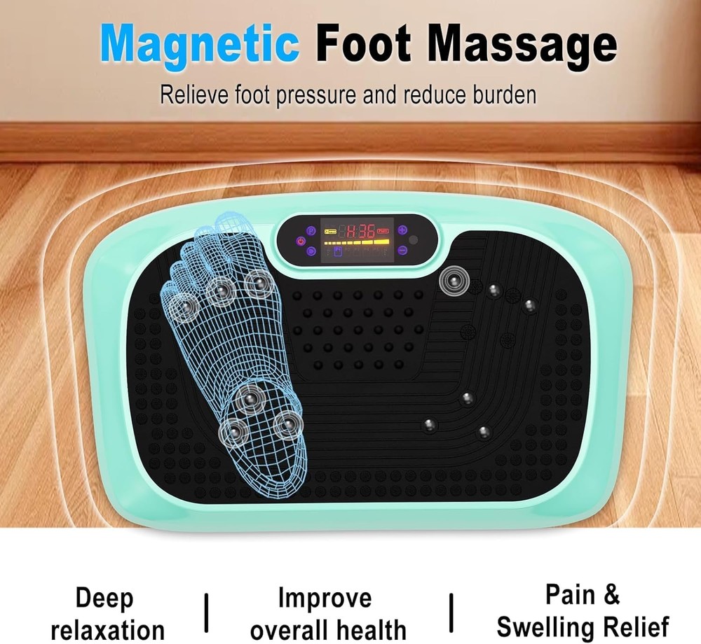 Vibration Plate Exercise Machine for Lymphatic Drainage, Power Vibrating Plat...