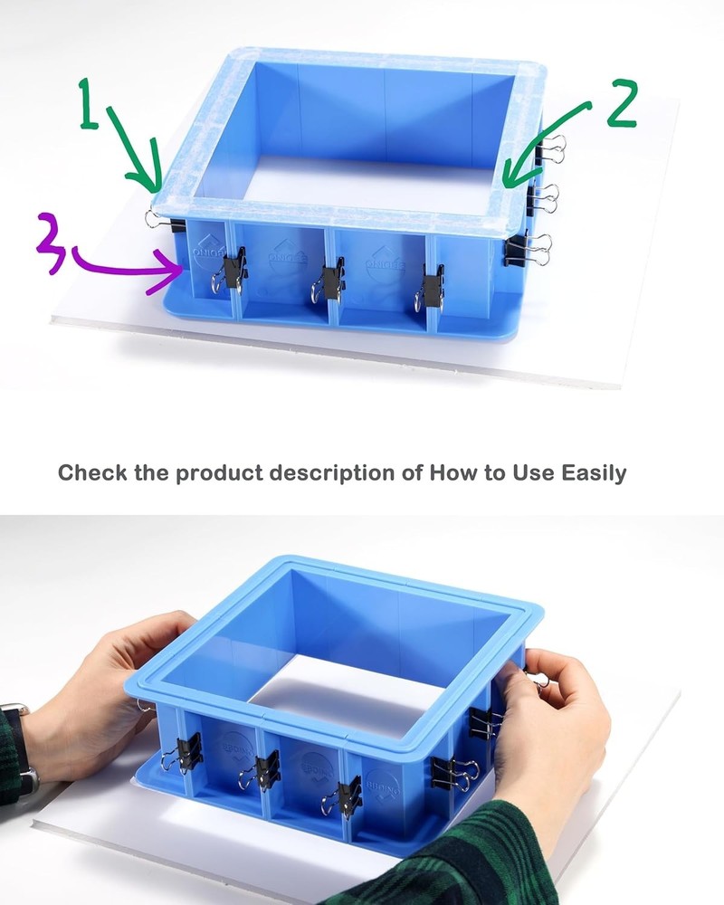 Adjustable Mold Housing Kit for Silicone Molds Making - Plastic Silicon Mold ...