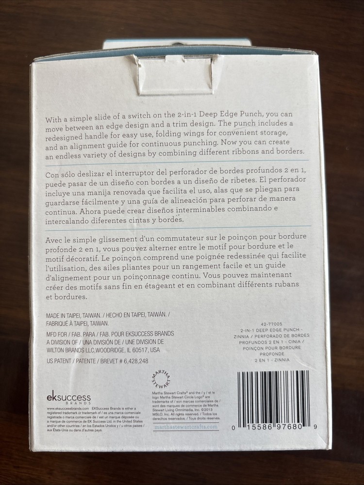 martha stewart 2-in-1 Deep Edge Punch