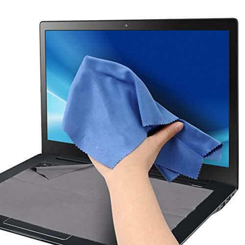 Large 4-Pack Microfiber Cleaning Cloth for Laptop, Computer Screen, Camera,