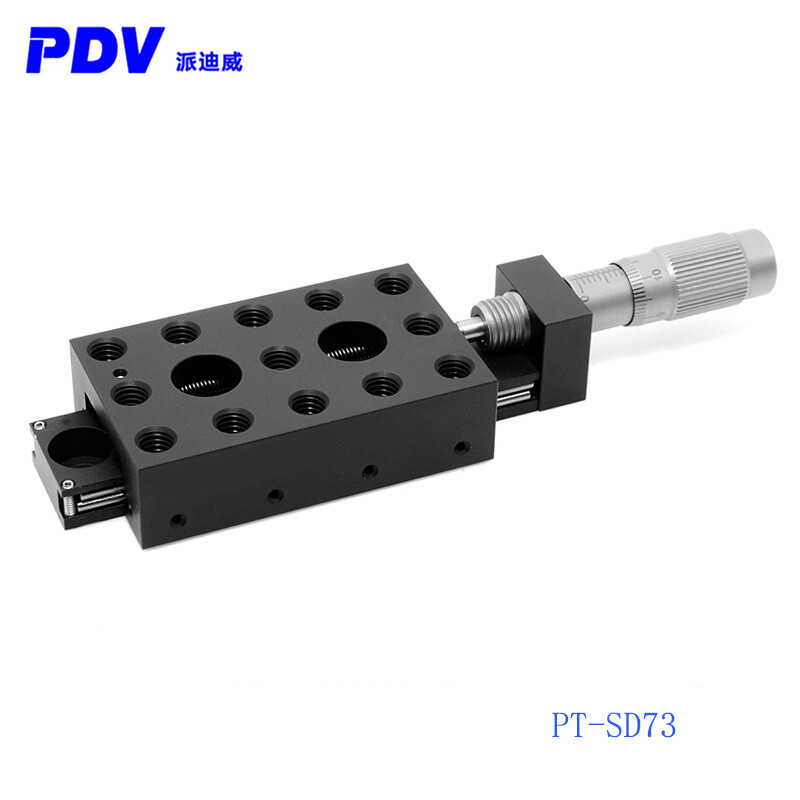 Single Axis Displacement Table High-Precision Manual Linear Stage PT-SD73/SD74
