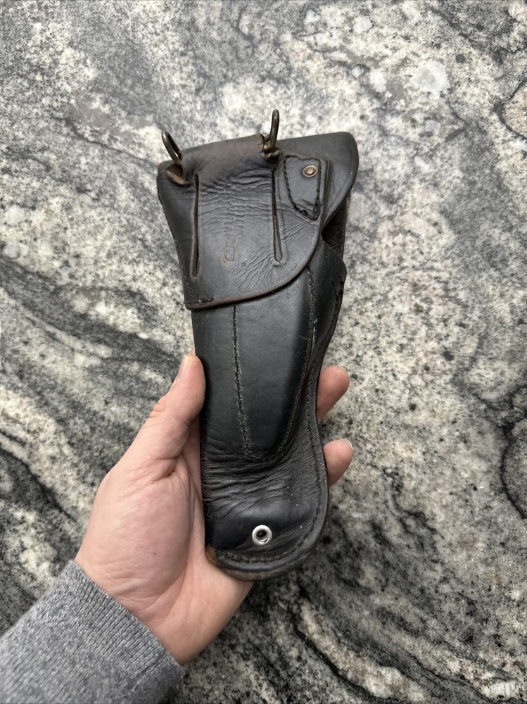 WWII US ARMY LEATHER 45 WEB BELT HOLSTER Mfg By Cathy Enterprises 7791466