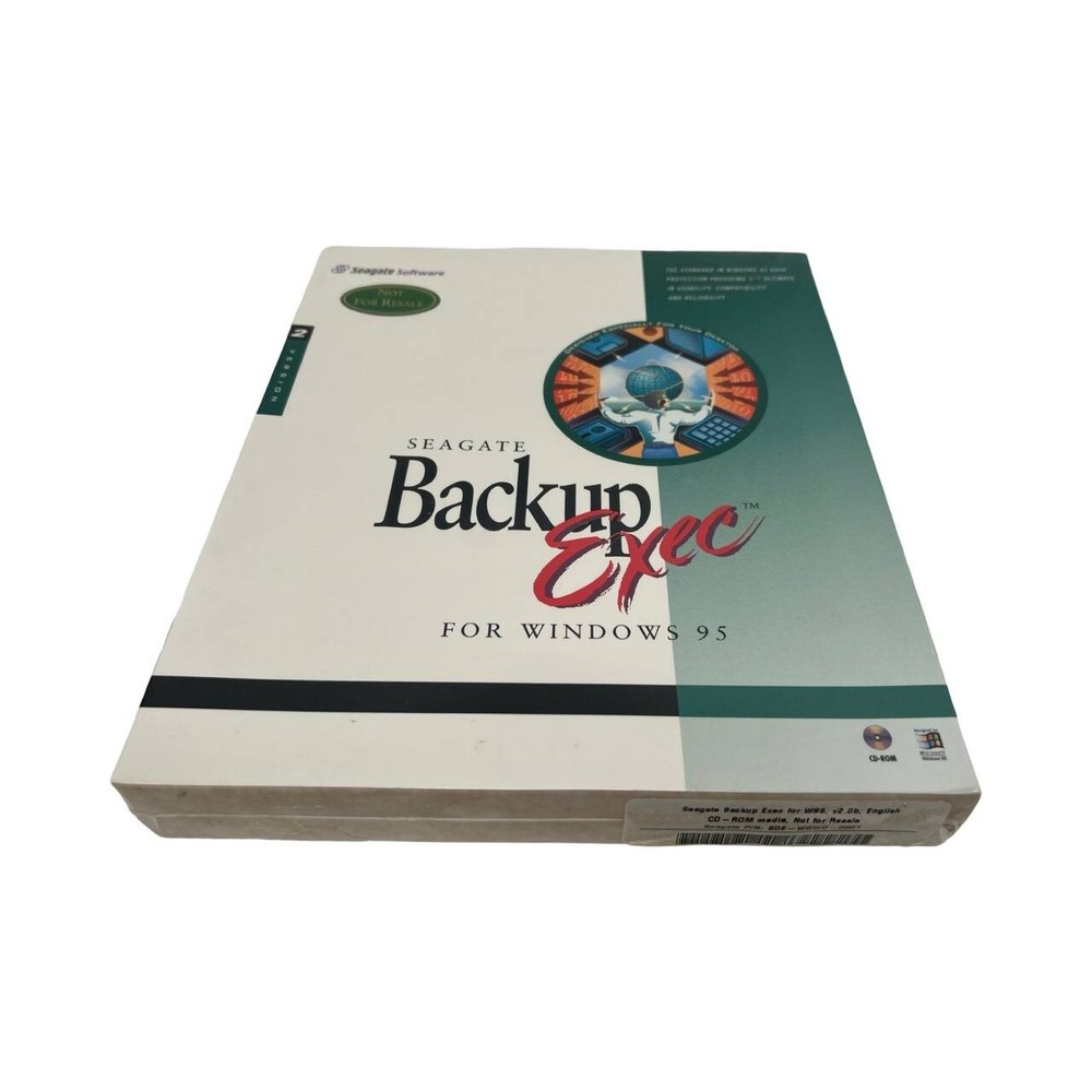 NEW Seagate Backup Exec Software for Windows 95 CD Sealed!