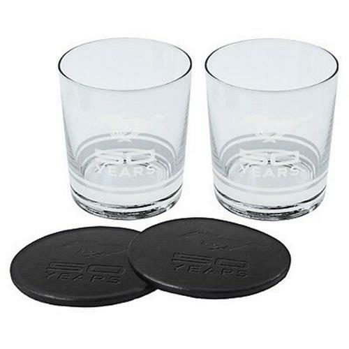 Mustang 50 YEARS Tumbler Gift Set - Last Ones! FREE USA Shipping RARE 50th Stuff