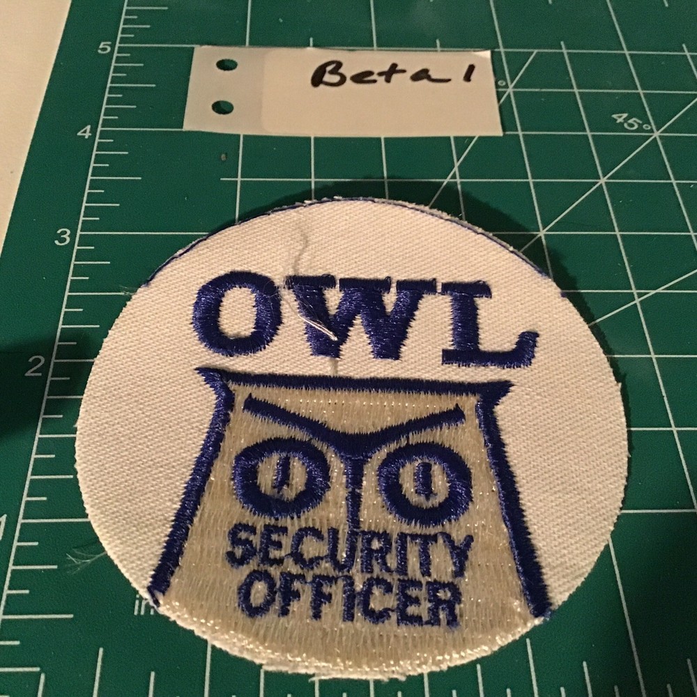 Owl Security Officer Patch 3"