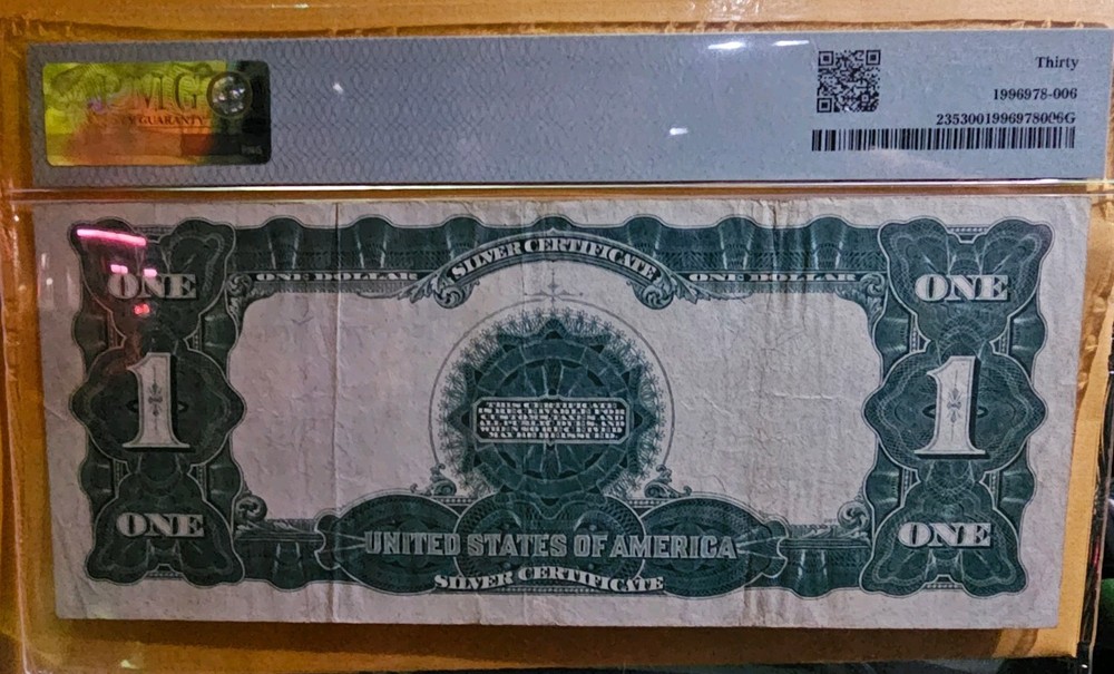 1899 $1 Dollar Silver Certificate Black Eagle Large Bill