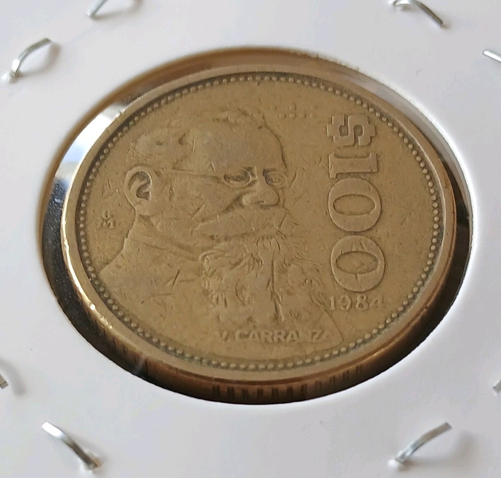 1984 Mexico 100 Pesos Coin