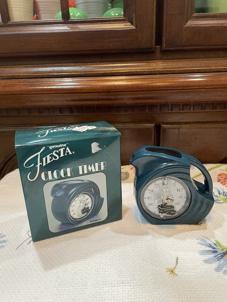 Fiesta Clock Timer Juniper NIB First Quality Not Seconds New