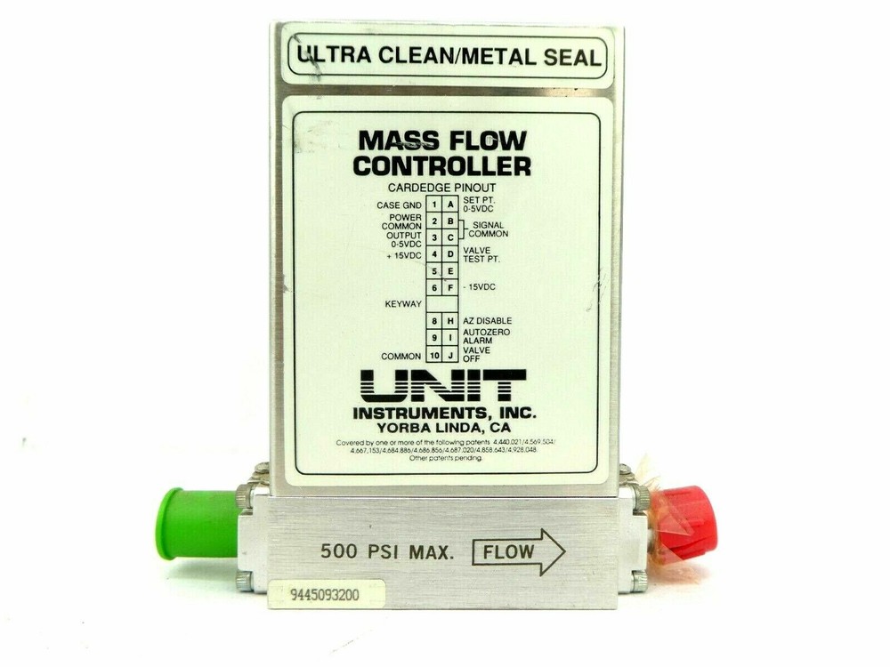 UNIT Instruments UFC-8160 Mass Flow Controller MFC 200 SCCM SiH4 Working Surplus