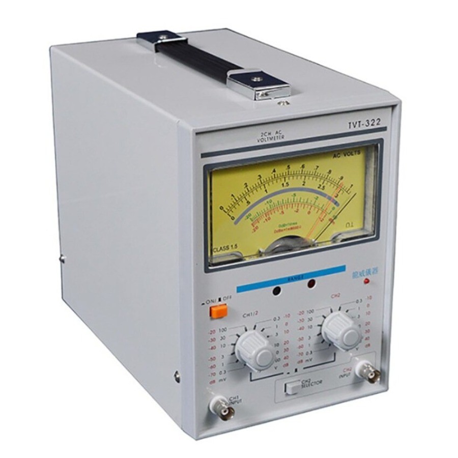 TVT-322 AC Single-Pointer Dual-Pointer Millivolt Meter Dual-Channel Voltmeter