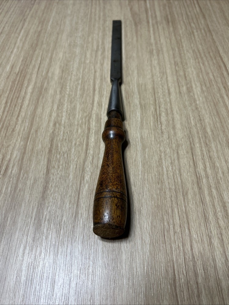 Vintage 1/2” Socket Chisel Woodworking Tool 12.5” Long