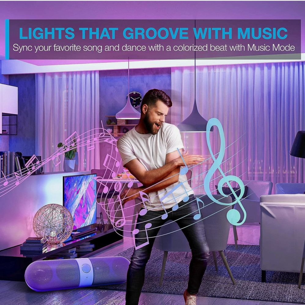 VONT Light Strip 32.8 ft Smart Strip Lights