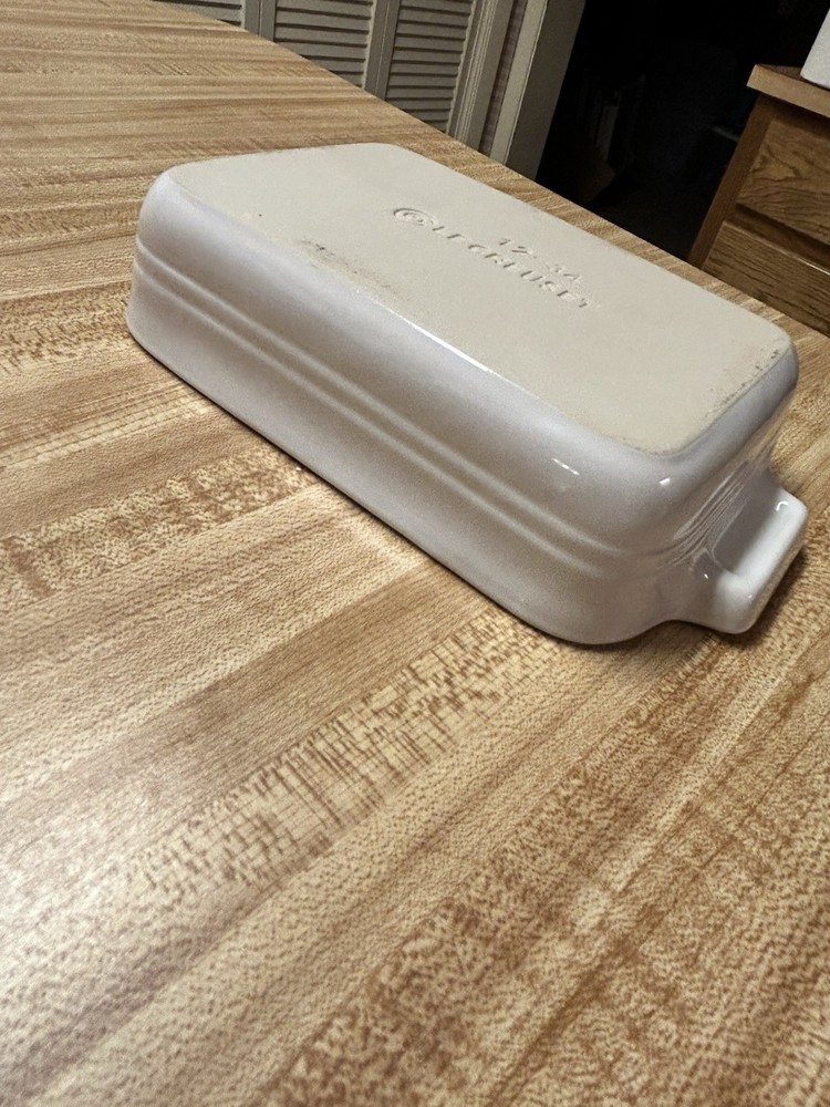 Le Creuset Stoneware Small Rectangular Baker, White
