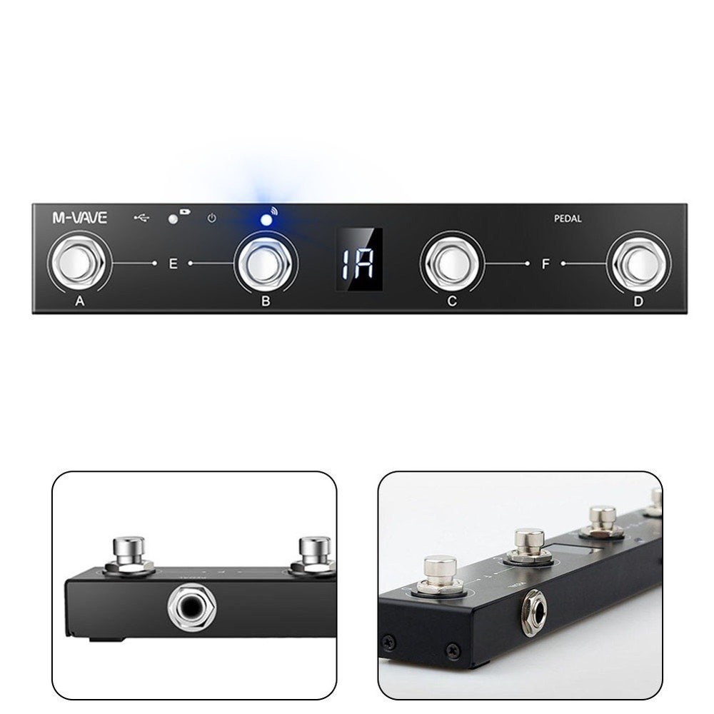 MVAVE Chocolate For MIDI Footswitch Controller Extended Battery Life Easy New