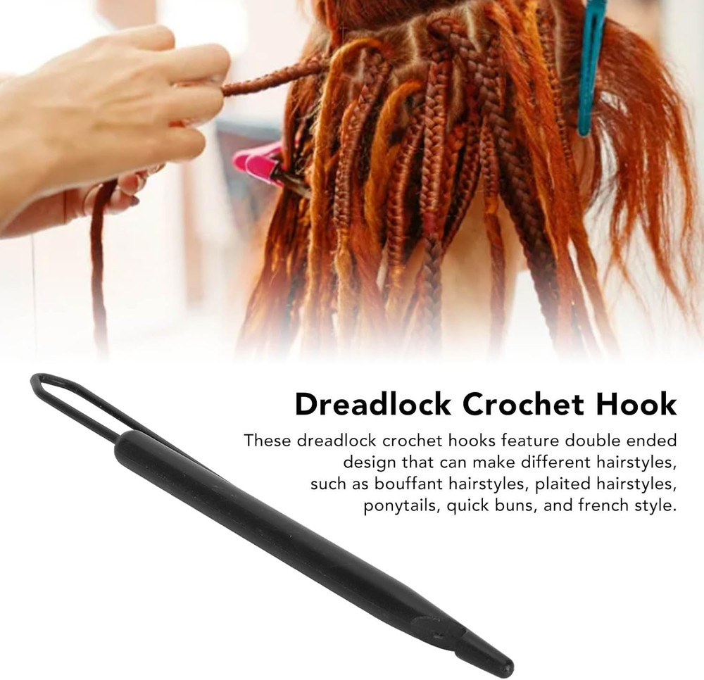 2PCS Dreadlock Crochet Hook, Dual End Dreadlock Interlocking Tool, Sisterlock...