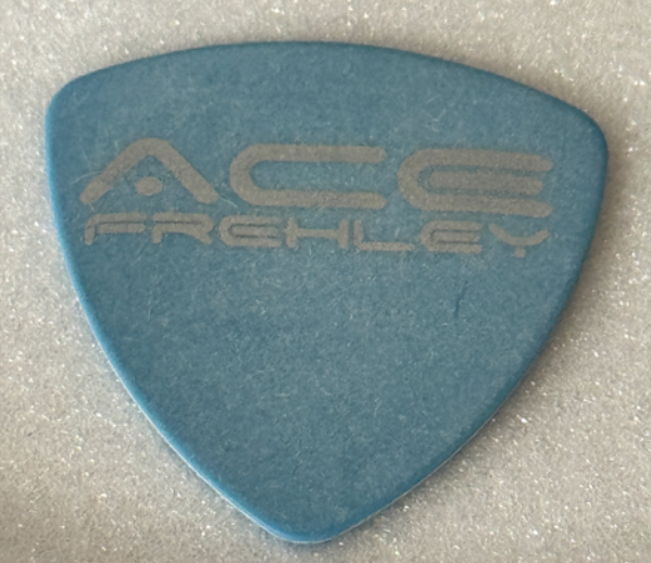 ACE FREHLEY RARE CHRIS WYSE GUITAR PICK 2018 TOUR KISS HOLLYWOOD VAMPIRES STAGE