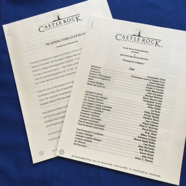 WAITING FOR GUFFMAN: PRESS KIT