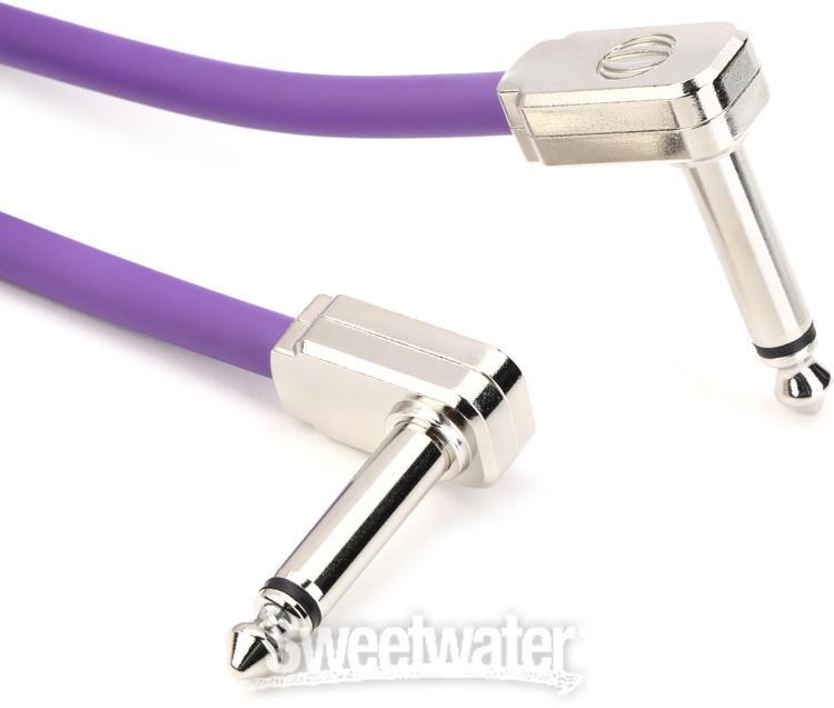 Ernie Ball Flex Patch Cable - 3 inches, Purple, 3-pack
