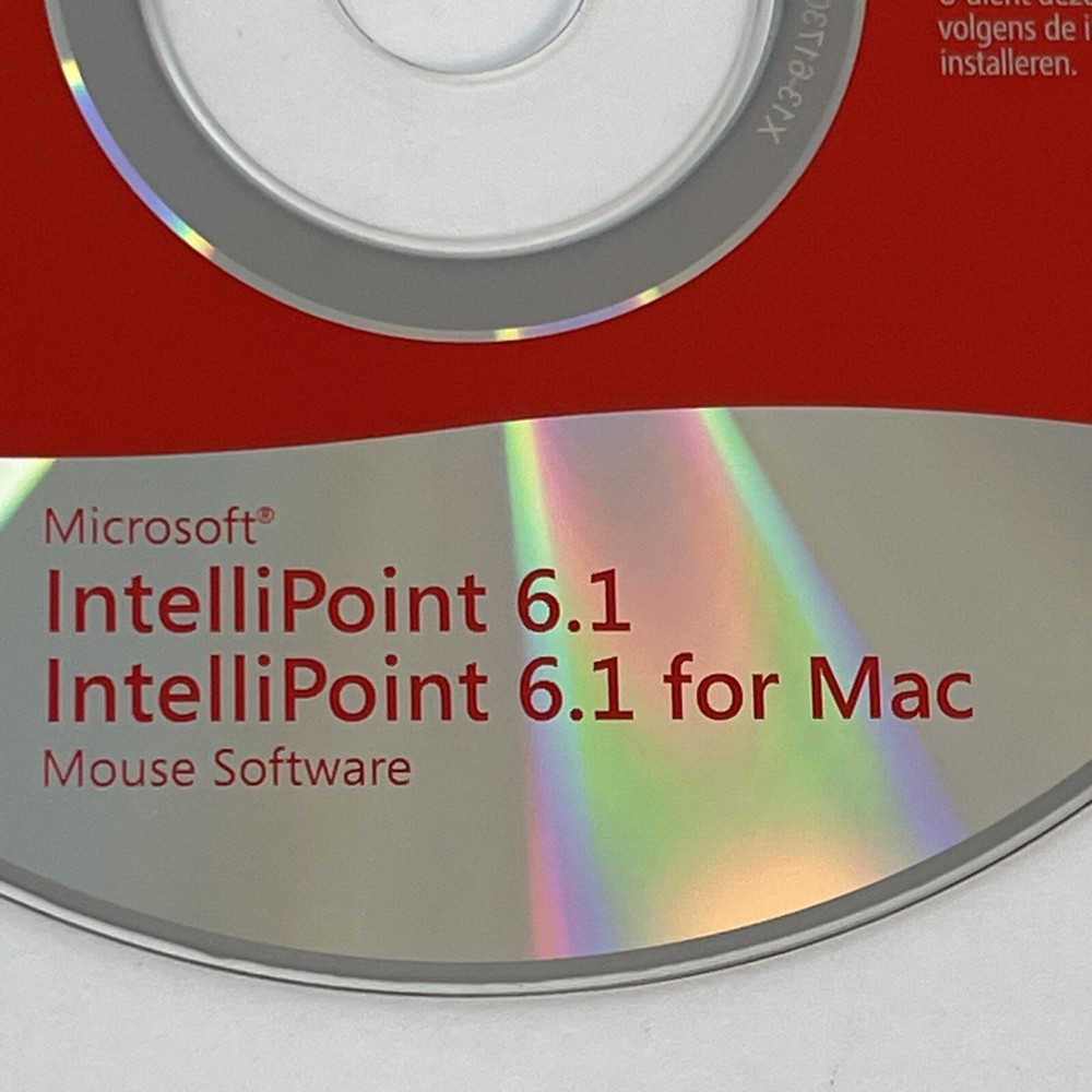 Microsoft IntelliPoint 6.1 Mouse Software Disc for PC and Mac