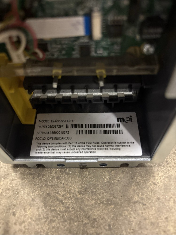 Mei Mars 4in1 Vending Machine credit card reader SYSTEM