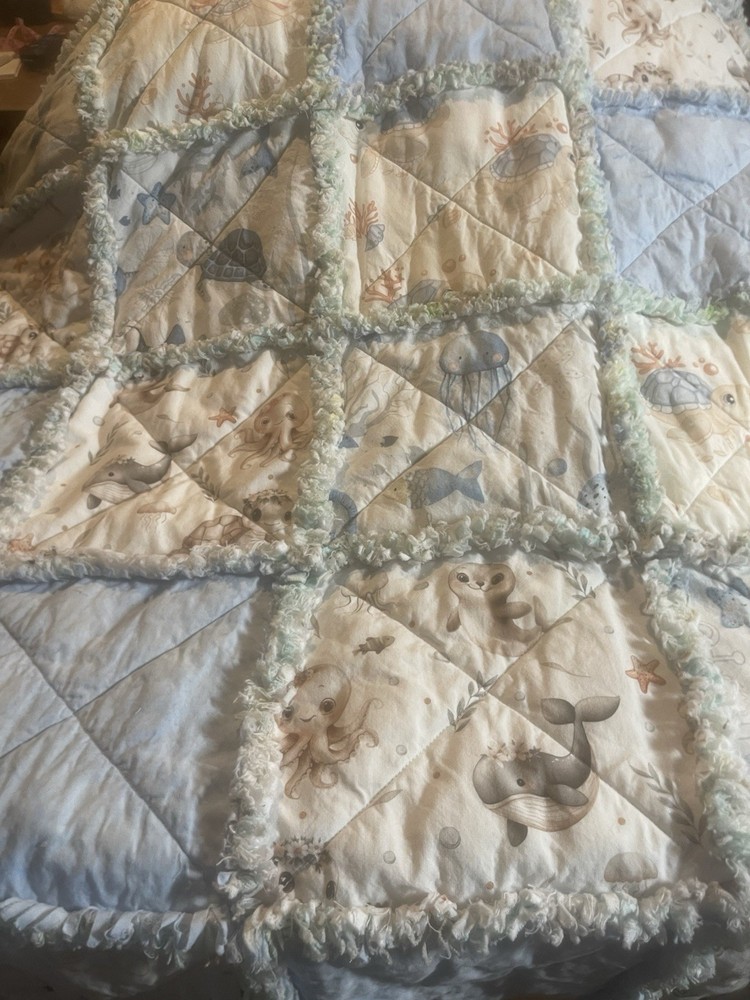 Under The Sea Rag Quilt