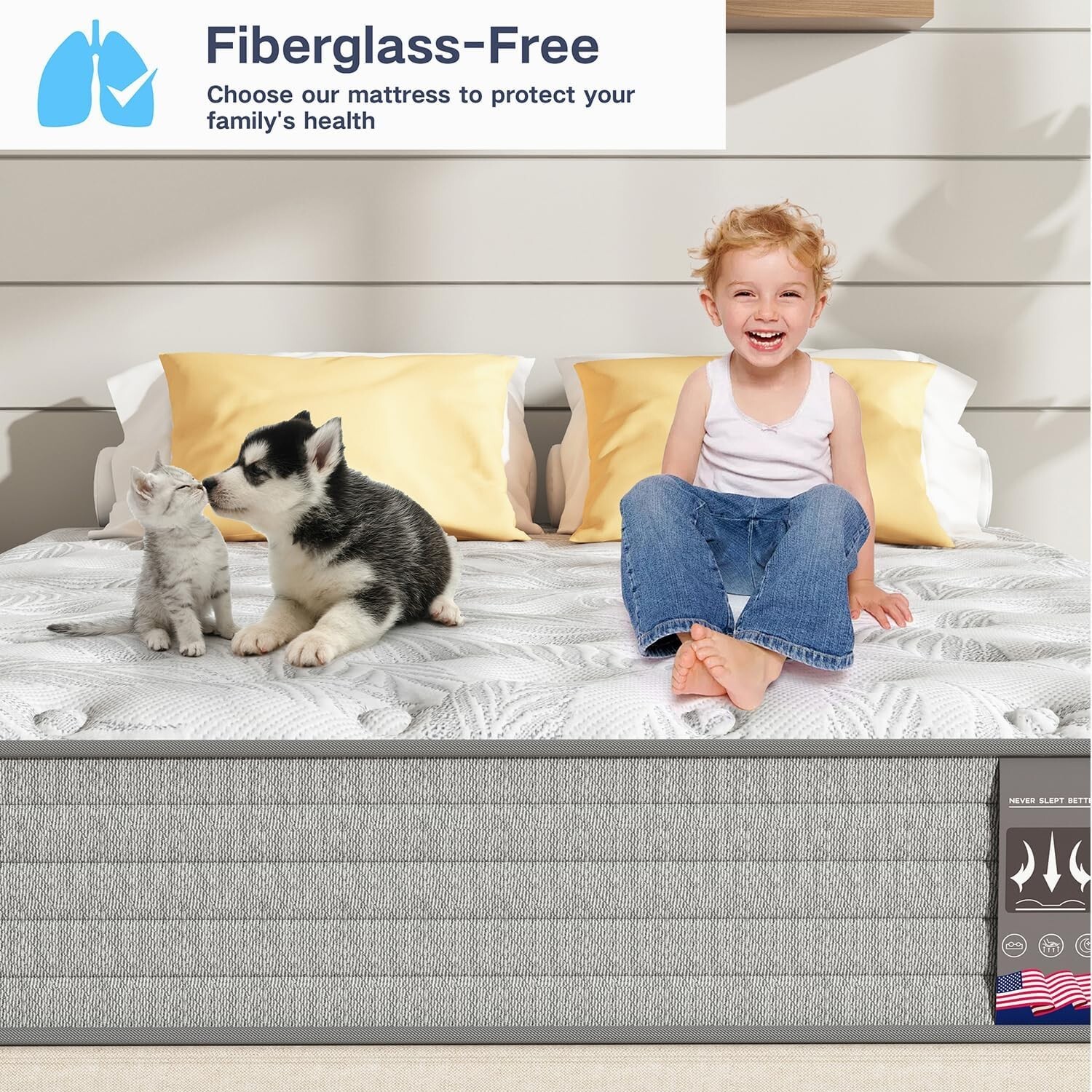 6/8/10/12/14 Inch Twin Full Queen King Gel Memory Foam Spring Mattress In A Box