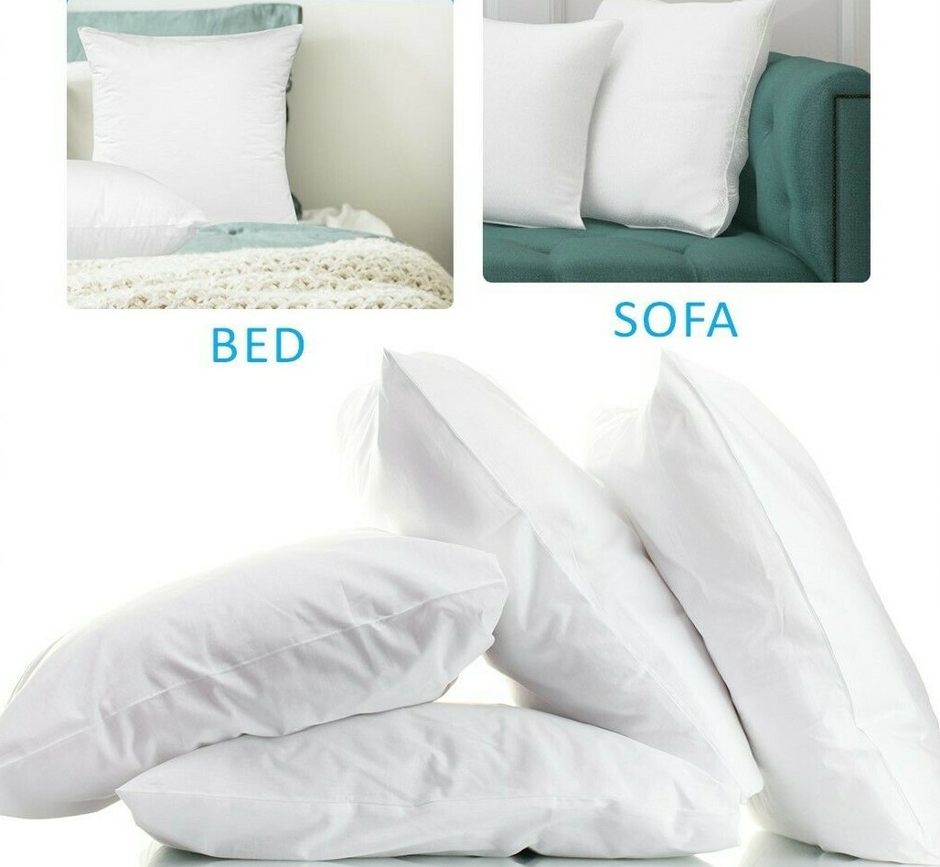 Decorative Throw Pillows Insert Pack of 4 Couch Pillows Sofa Bounce Back Cushion