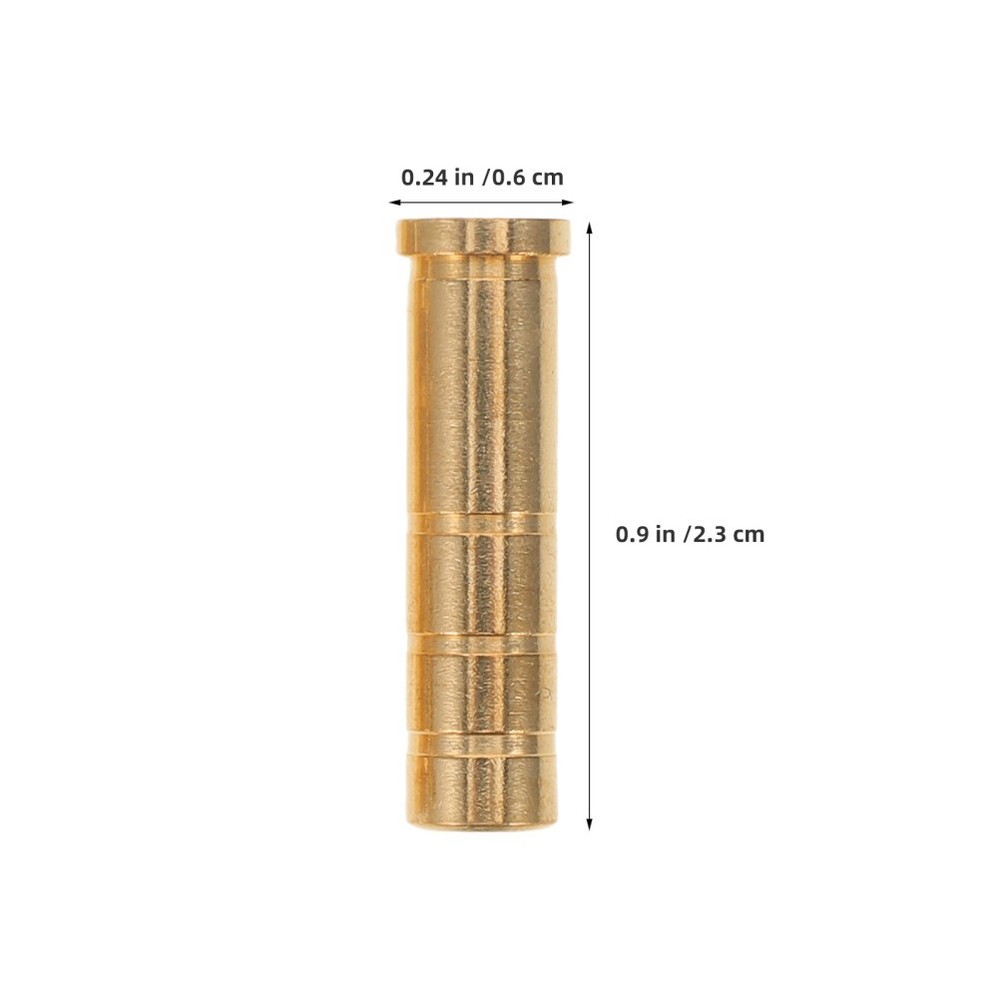 24 Pcs Arrow Connection Seat Inserts Brass Screw Archery Connector
