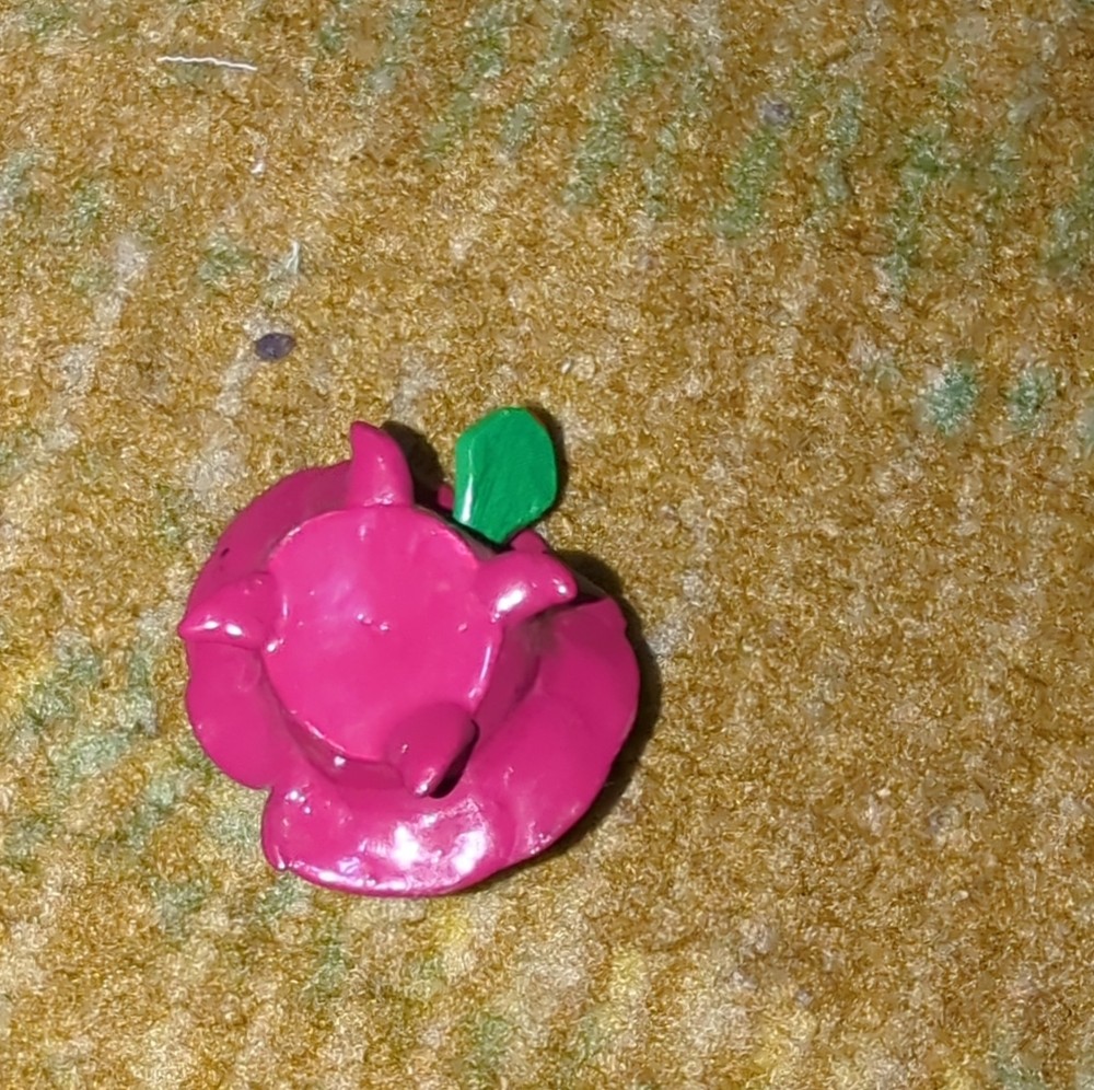 Handmade Painted Ceramic Turtle Figurine Collectible